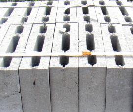 шлакоблок полублок - вариант 4