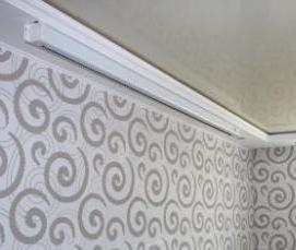 шовный натяжной потолок - модель 4