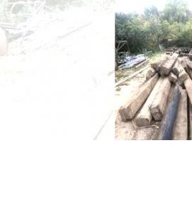 шпала деревянная б/у - вариант 1