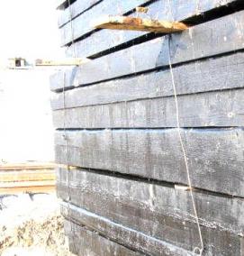 шпала деревянная пропитанная тип 2 - тип 4