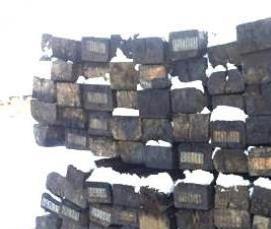 шпала деревянная строительная - модель 1