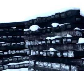 шпала деревянная тип 1 - тип 3