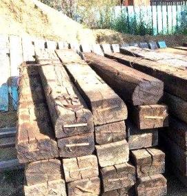 шпала деревянная тип 3 - тип 2