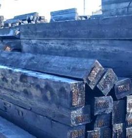 шпала железнодорожная деревянная - вариант 1