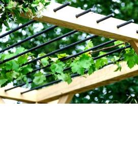 шпалера для винограда металлическая - вариант 3