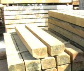 шпалы деревянные пропитанные креозотом - модель 3