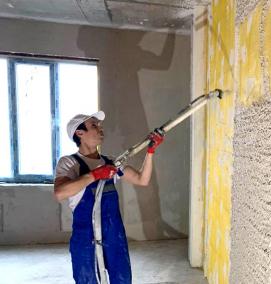 штукатурка фасадных стен - модель 4