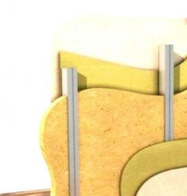 шумоизоляция стен декоративными панелями - тип 4