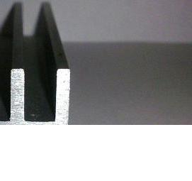 швеллер алюминиевый ш-образный - вариант 1