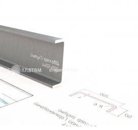 швеллер гнутый 60х60х4 мм - вариант 1