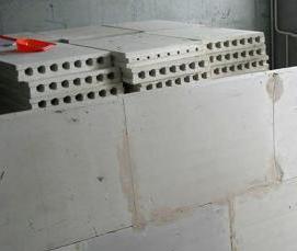 силикатная пазогребневая перегородочная плита - вариант 2