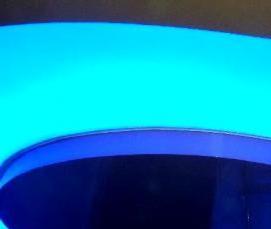 синий натяжной потолок - тип 1