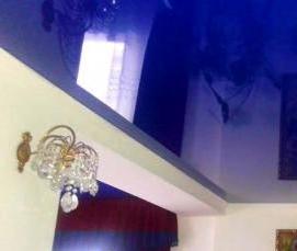 синий натяжной потолок - тип 4