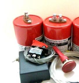 система пожаротушения для автомобилей - модель 3