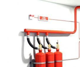 система пожаротушения для дома - модель 1