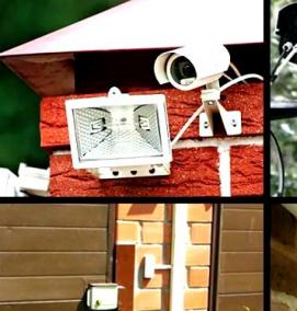 система видеонаблюдения для частного дома - тип 1