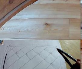 скандинавская доска для пола - вариант 3