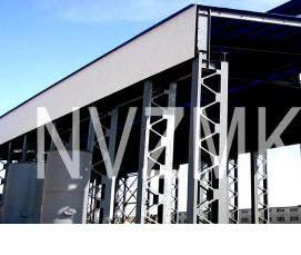 склад из металлоконструкций и сэндвич панелей - вариант 3