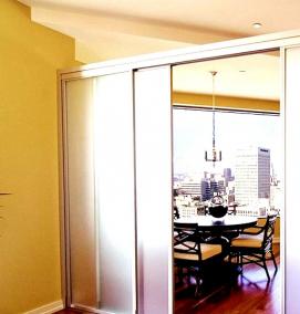 складные межкомнатные перегородки - модель 1