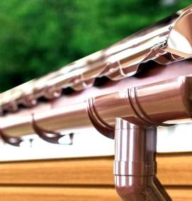 скрытая водосточная система - модель 4