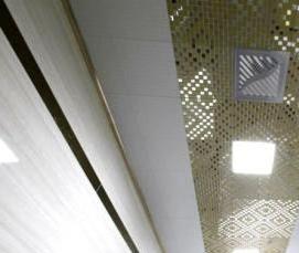 скрытые подвесные потолки - модель 2