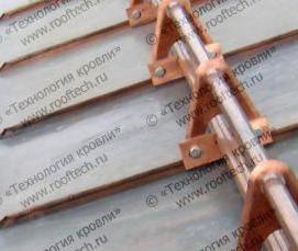 снегодержатель для медной кровли - тип 3