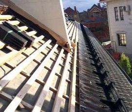 снегодержатель для натуральной черепицы - вариант 1