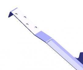 снегодержатель для натуральной черепицы - вариант 4