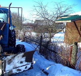 снеговая лопата мтз - модель 2