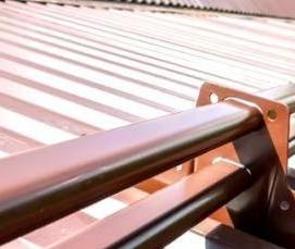 снегозадержатель трубчатый овальный - модель 3