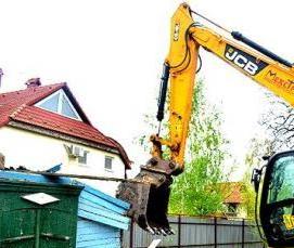 снос дачи и вывоз мусора - тип 3