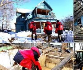 снос дачного дома и вывоз мусора - тип 4