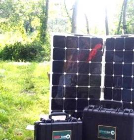 солнечная батарея для велосипеда - тип 1