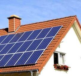 солнечные батареи на крышу частного дома - вариант 4