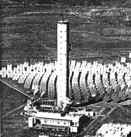 солнечные электростанции башенного типа - модель 1