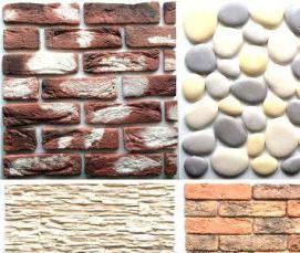 состаренный декоративный кирпич - тип 4