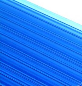 сотовый поликарбонат синий - тип 1