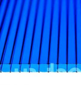 сотовый поликарбонат синий - тип 3