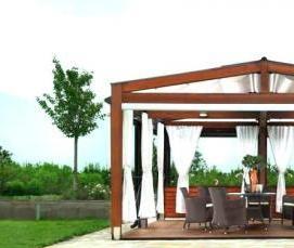 современные беседки для дачи - модель 1