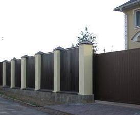 современный  из профнастила - тип 2