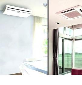 сплит система кондиционирования на 2 комнаты - тип 4