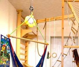 спортивная деревянная лестница - модель 2