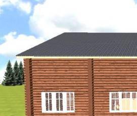 сруб 10х12 м - вариант 2