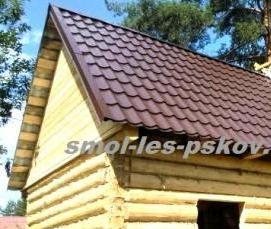 сруб 3х4 м с выносом - тип 3