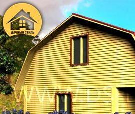 сруб 3х6 м из бруса - тип 3