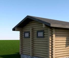 сруб 3х9 м - вариант 3