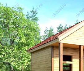 сруб 4х5 м - модель 4