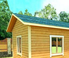 сруб 4х8 м - тип 2