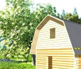 сруб 5х7 м - вариант 2