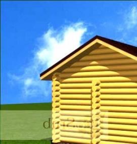 сруб 5х8 м - вариант 3